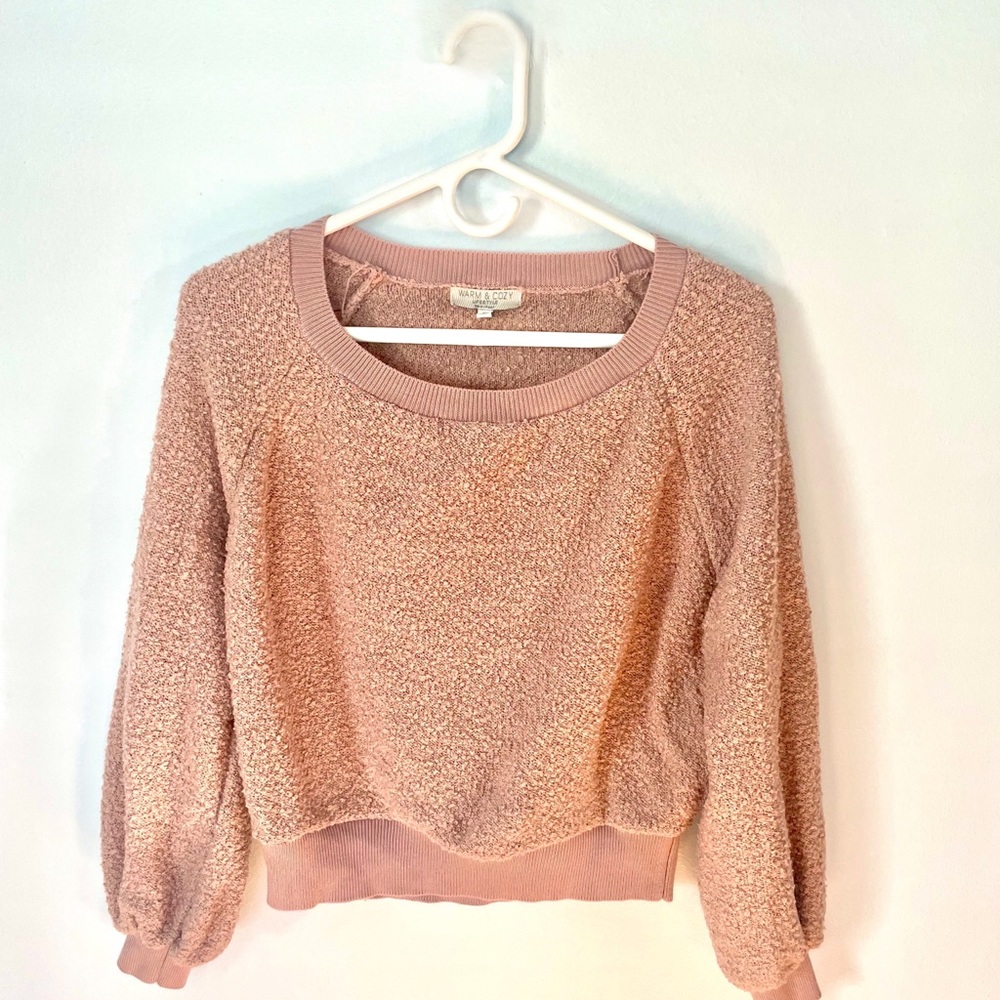 Warm & Cozy Lifestyle Cuffed Sweater